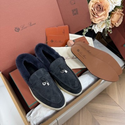Лоуферы Loro Piana на меху
