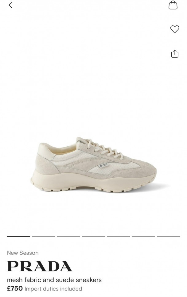 Сникеры Prada