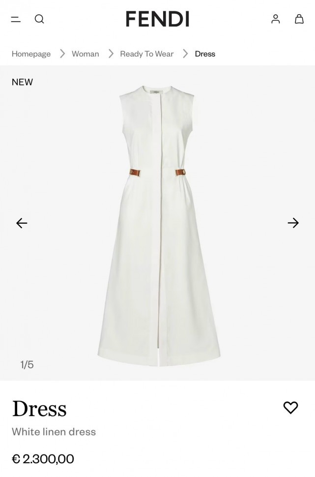 Платье Fendi