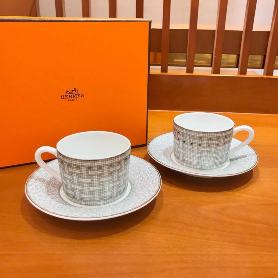Чайная пара Hermes  (2 шт) 2 цвета