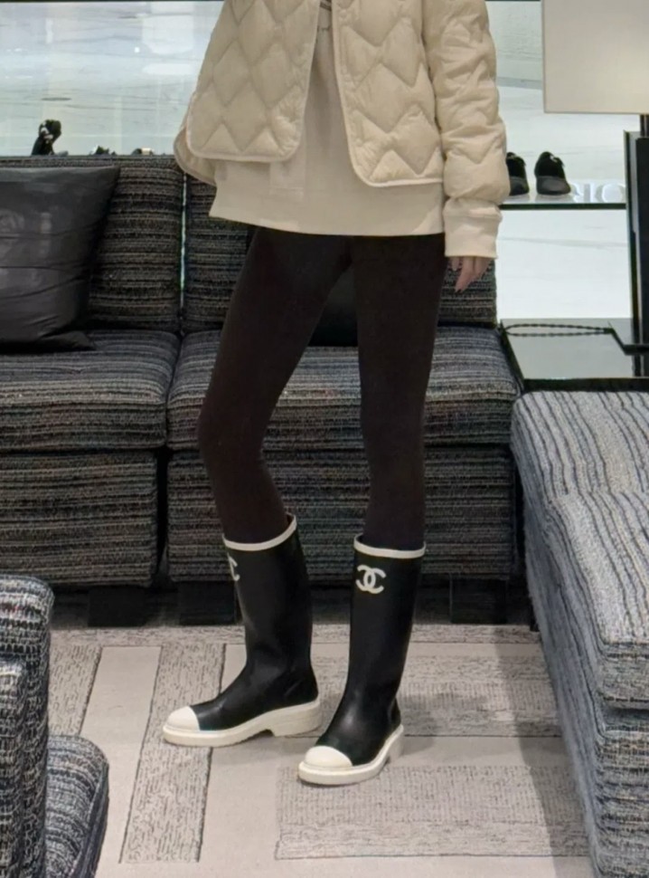 Сапоги резиновые Chanel