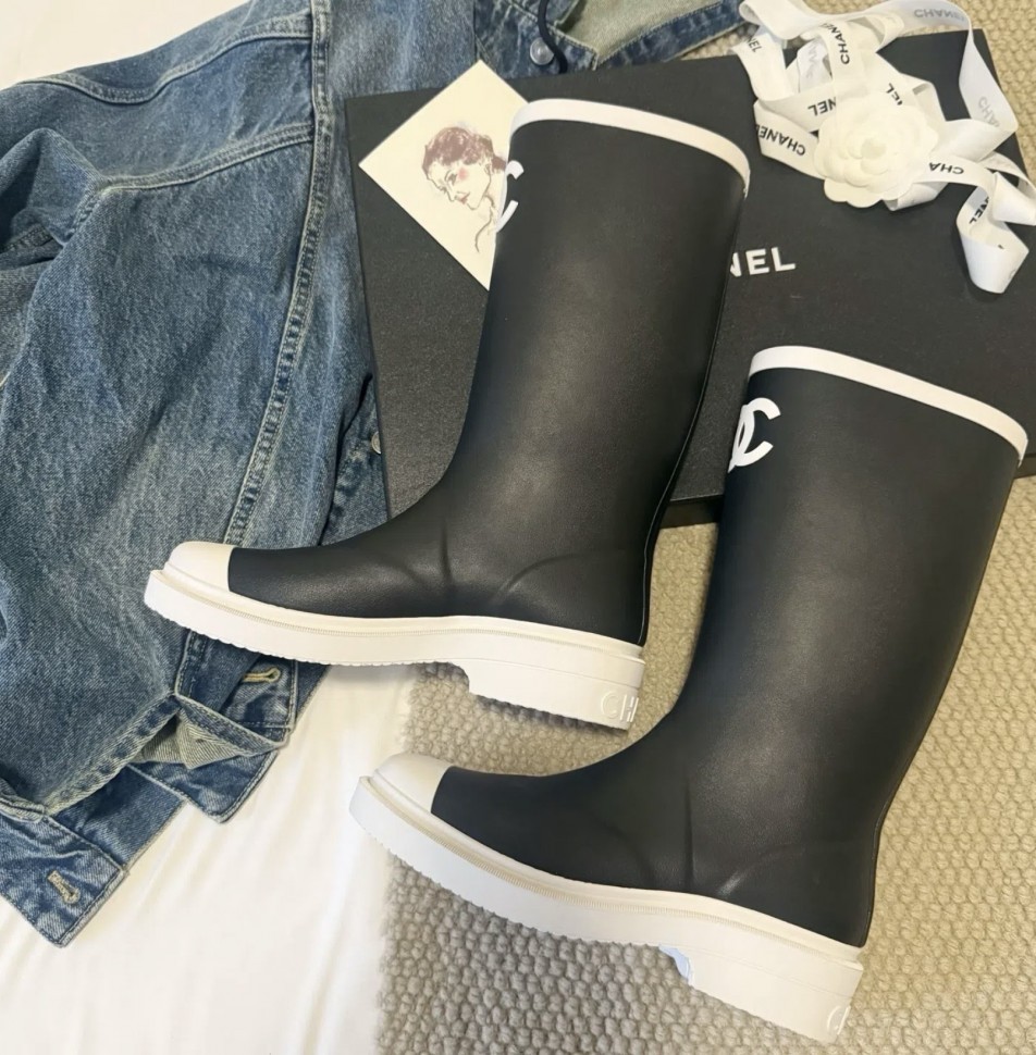 Сапоги резиновые Chanel