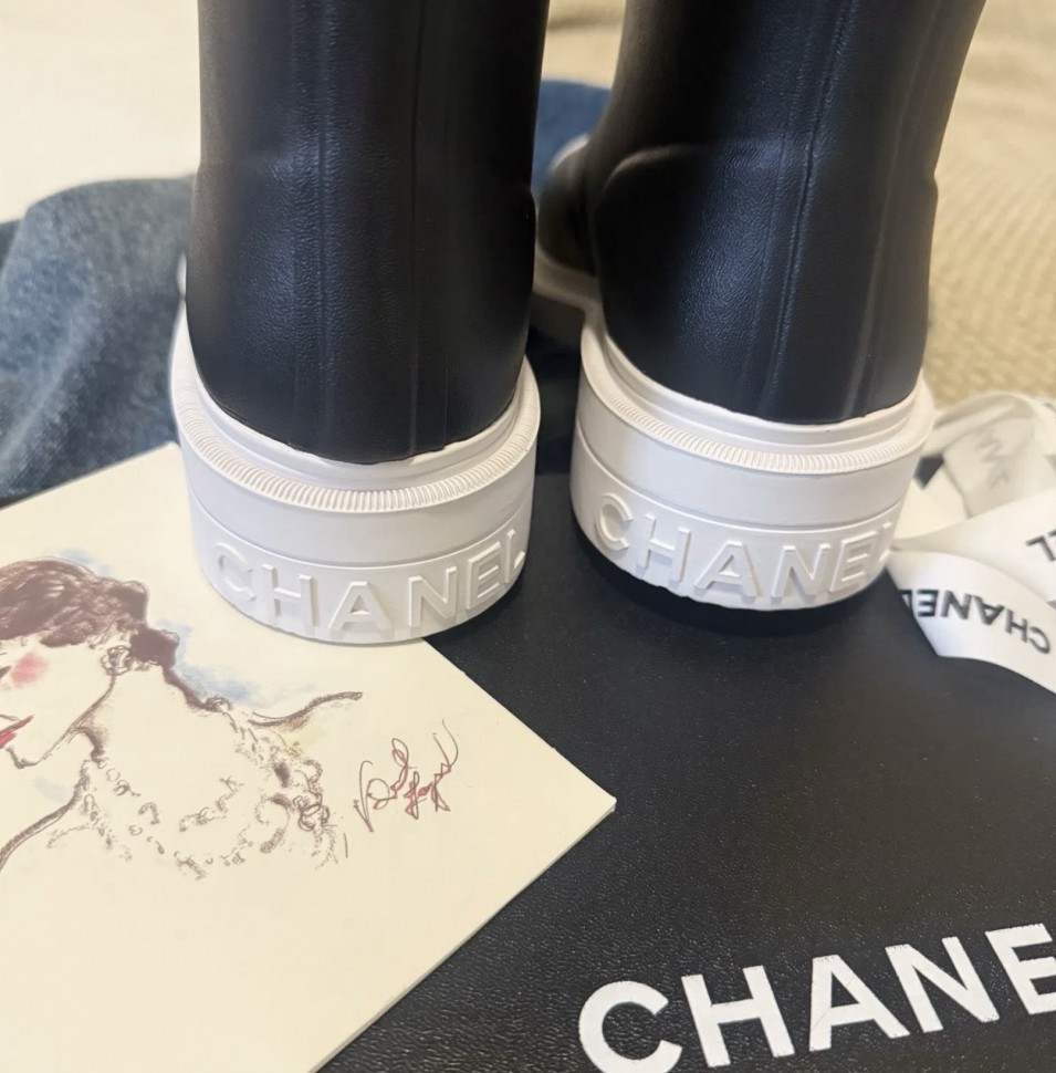 Сапоги резиновые Chanel