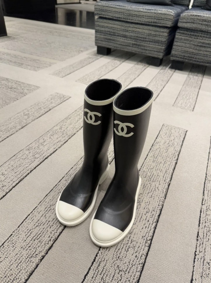 Сапоги резиновые Chanel