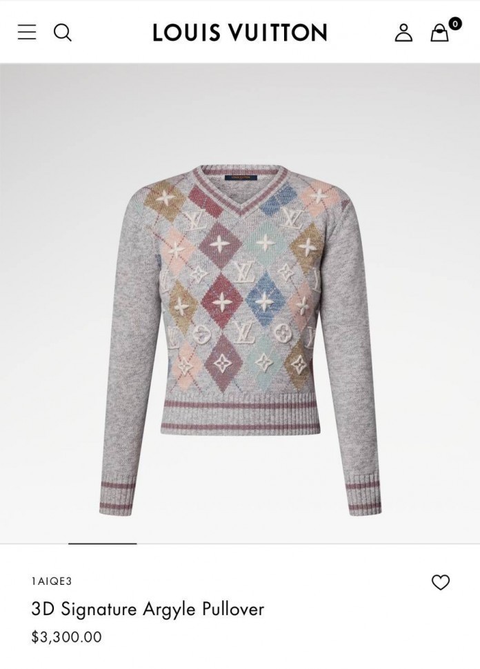 Джемпер Louis Vuitton  