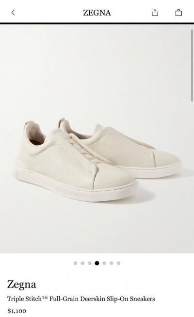 Кеды Zegna