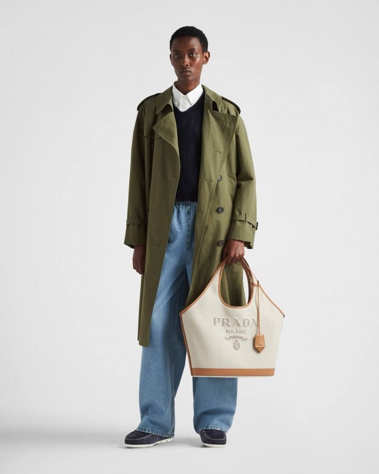 Джинсы на резинке Prada