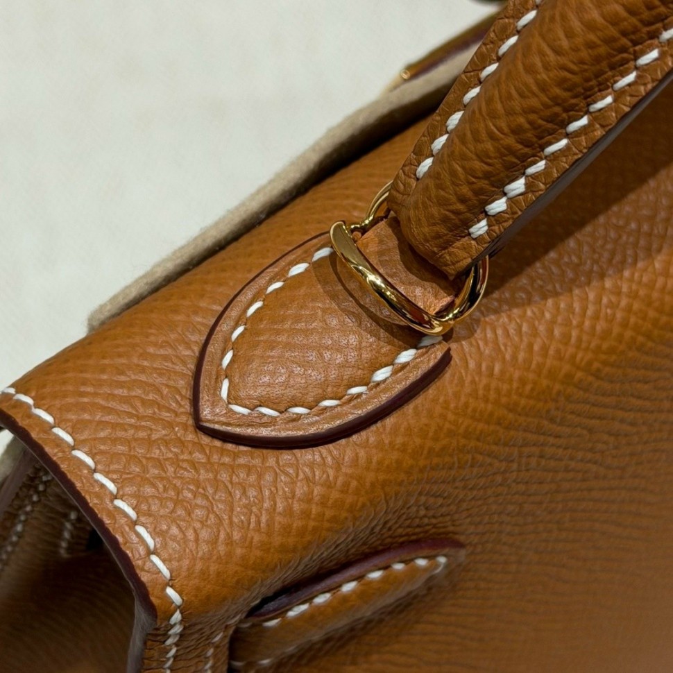 Сумка Hermes Kelly mini Epsom Gold