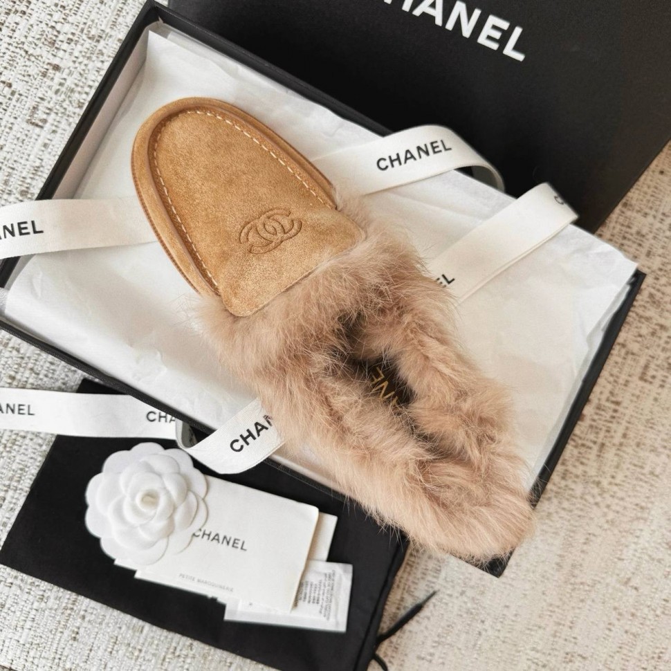 Лоферы на меху Chanel